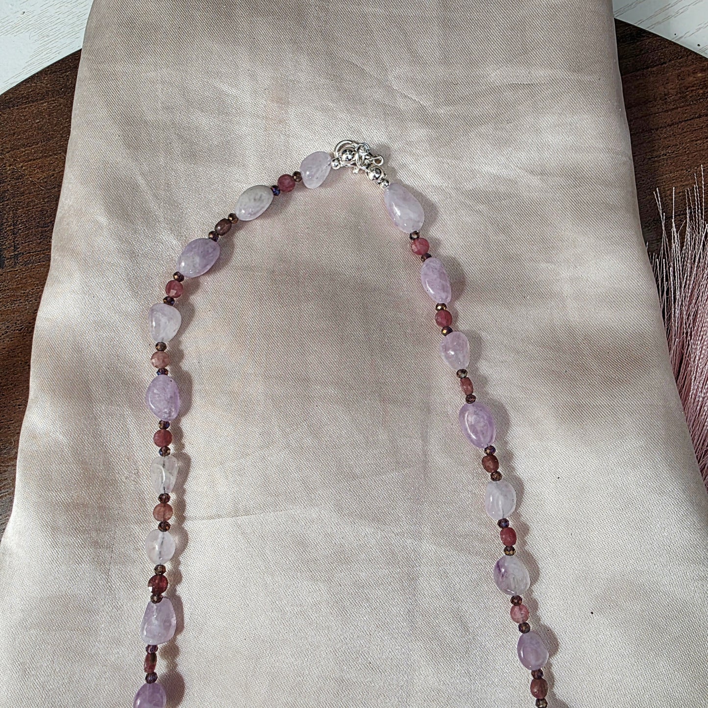 Amethyst and Pink Tourmaline