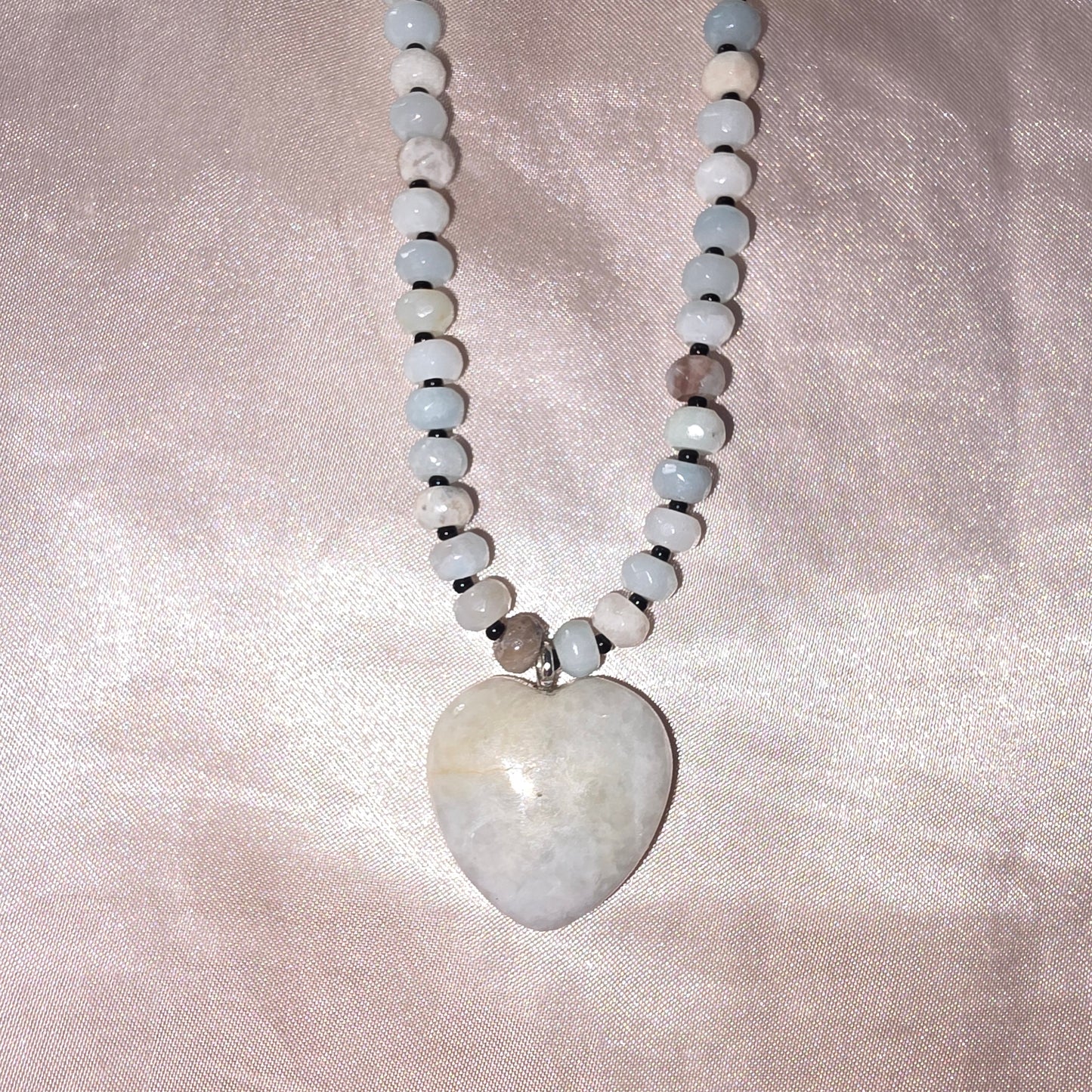 Amazonite heart