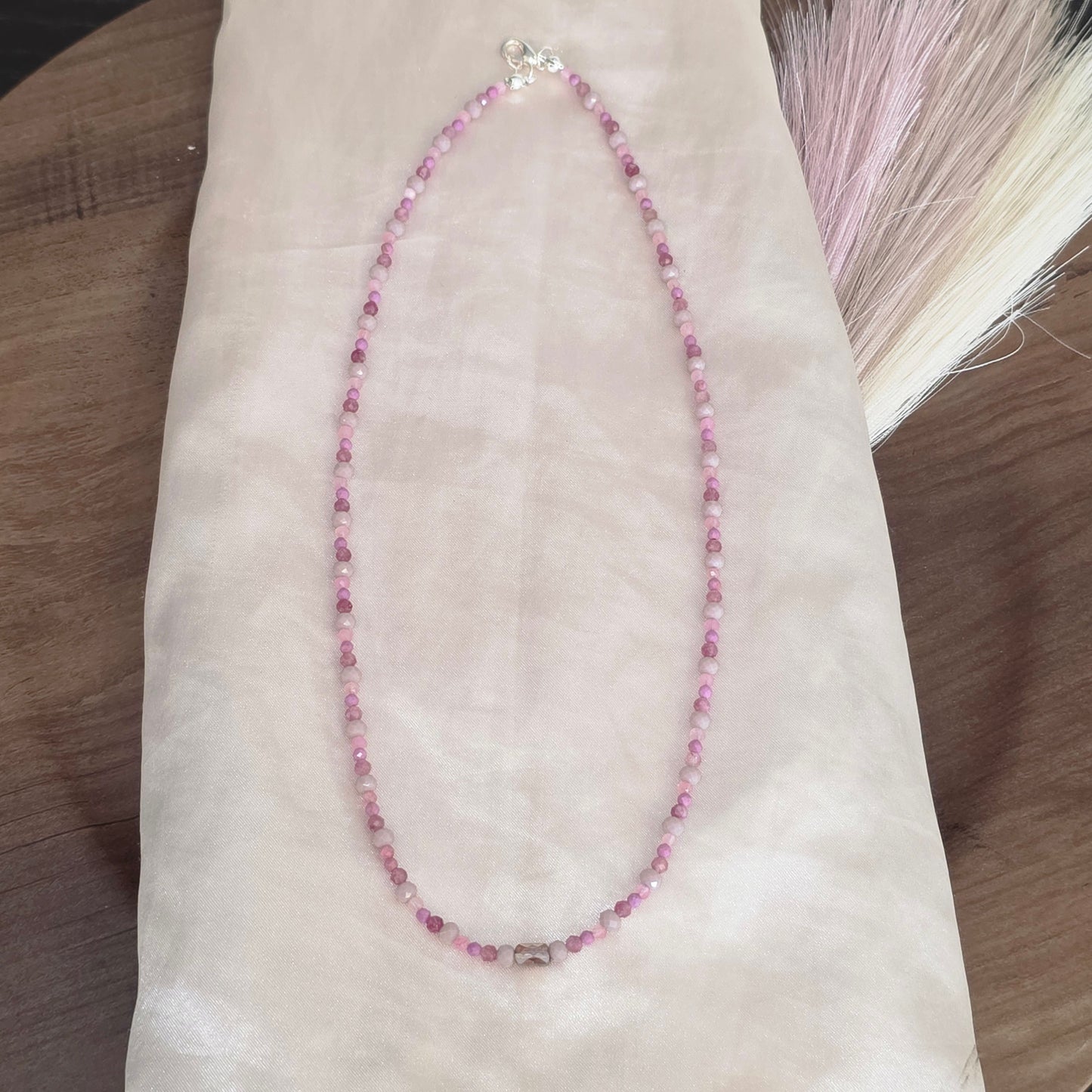Pink necklace
