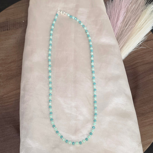Teal necklace