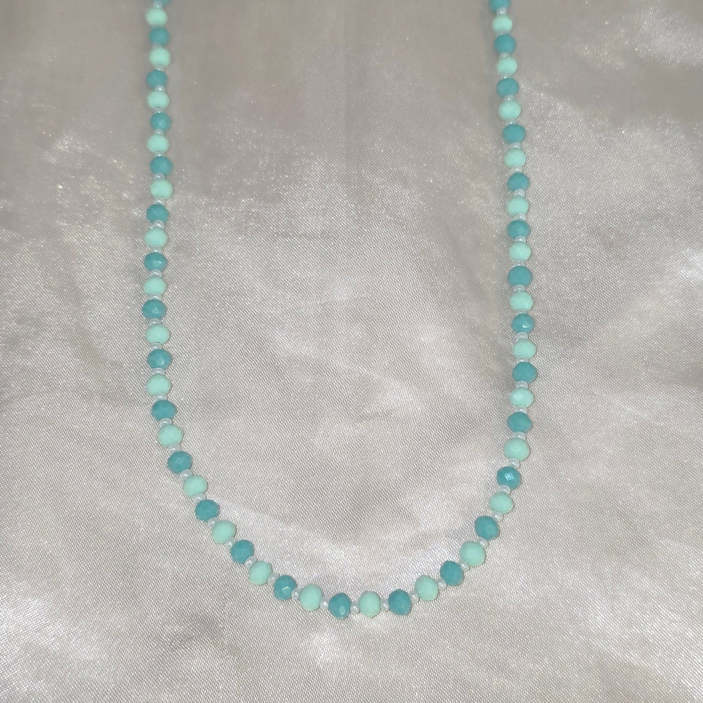 Teal necklace