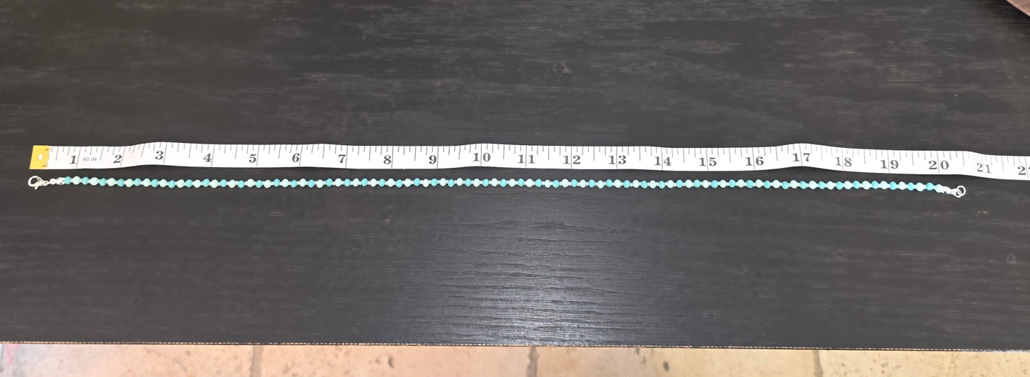Teal necklace