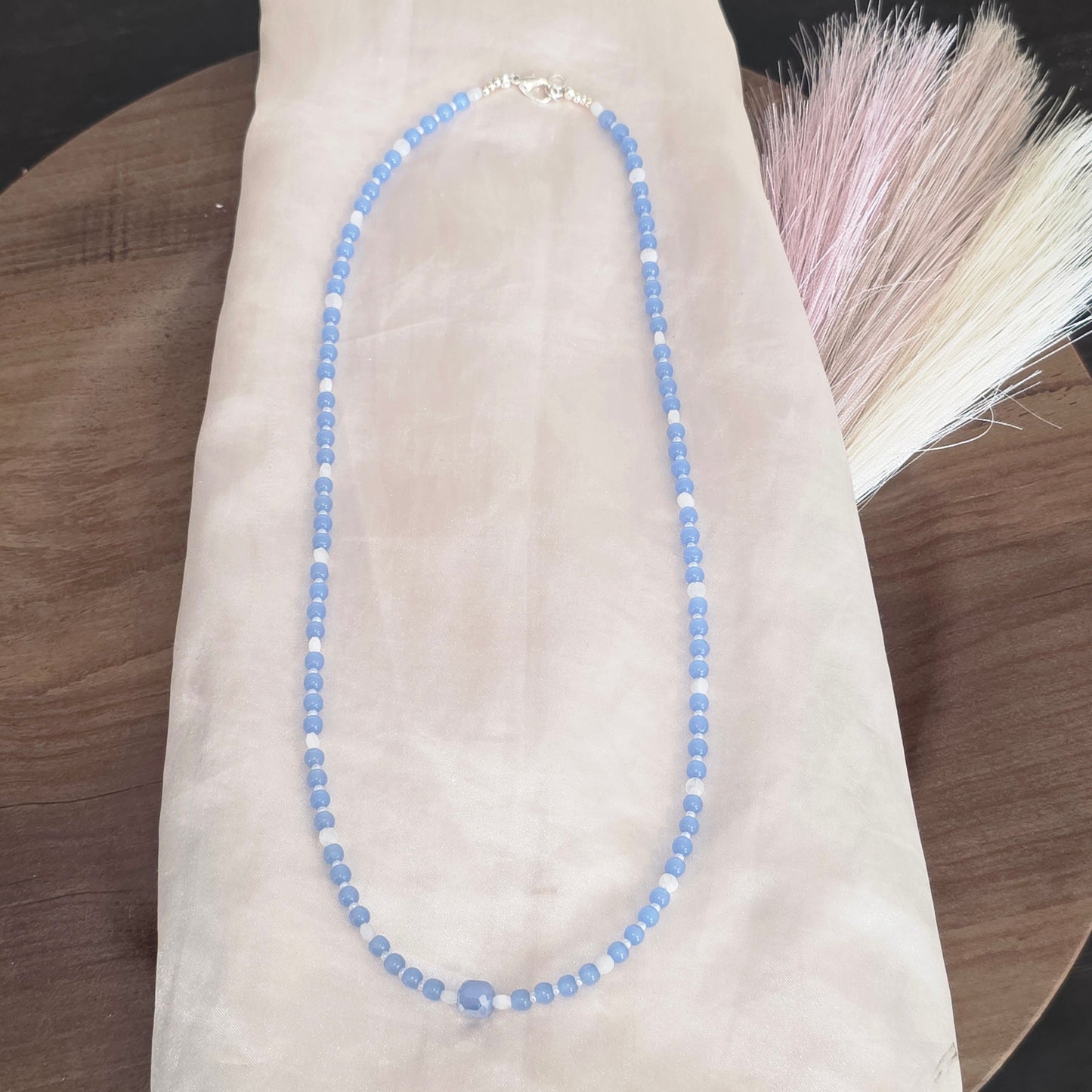 Blue necklace