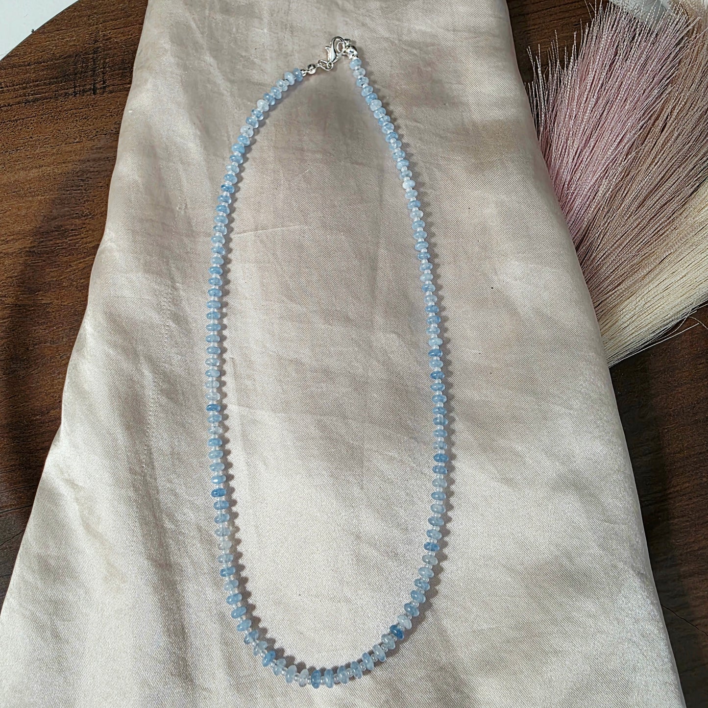 Aquamarine necklace