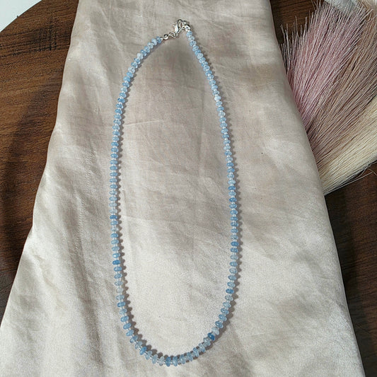 Aquamarine necklace