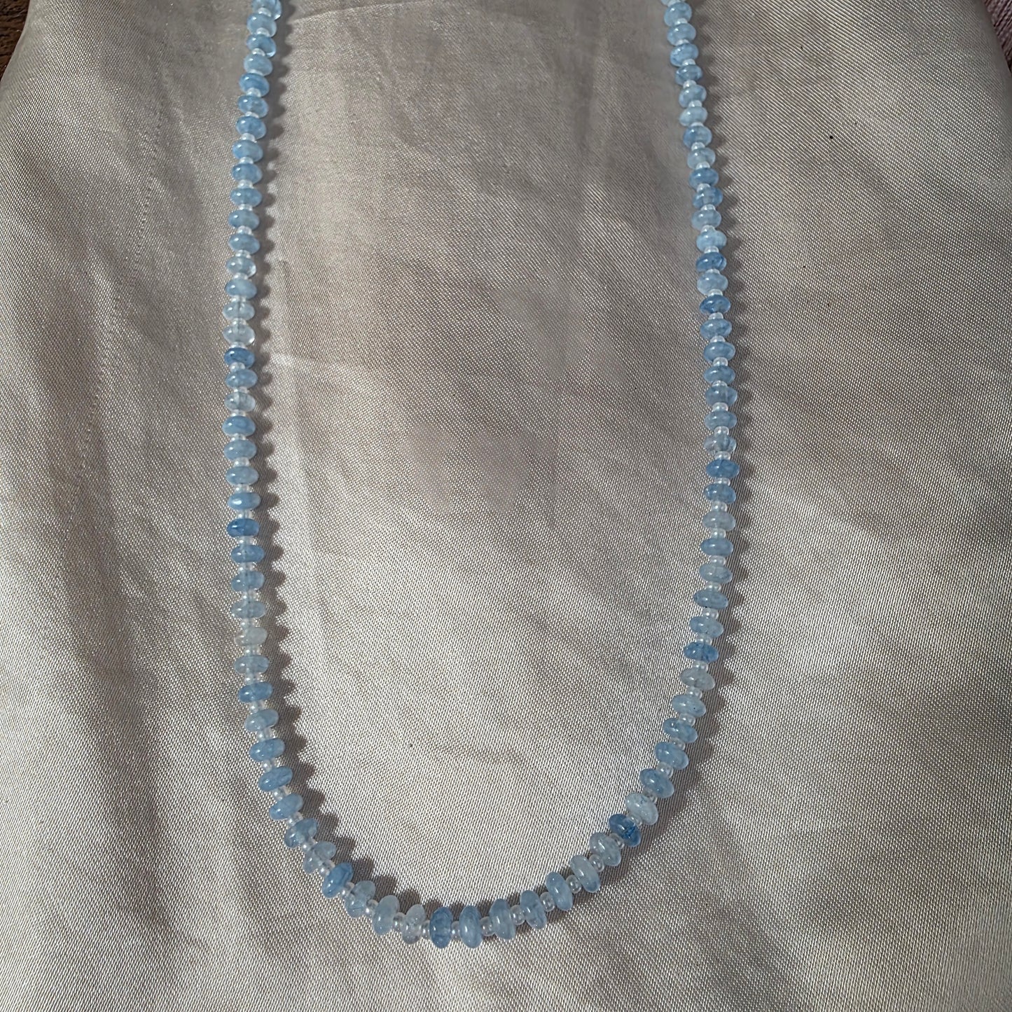 Aquamarine necklace