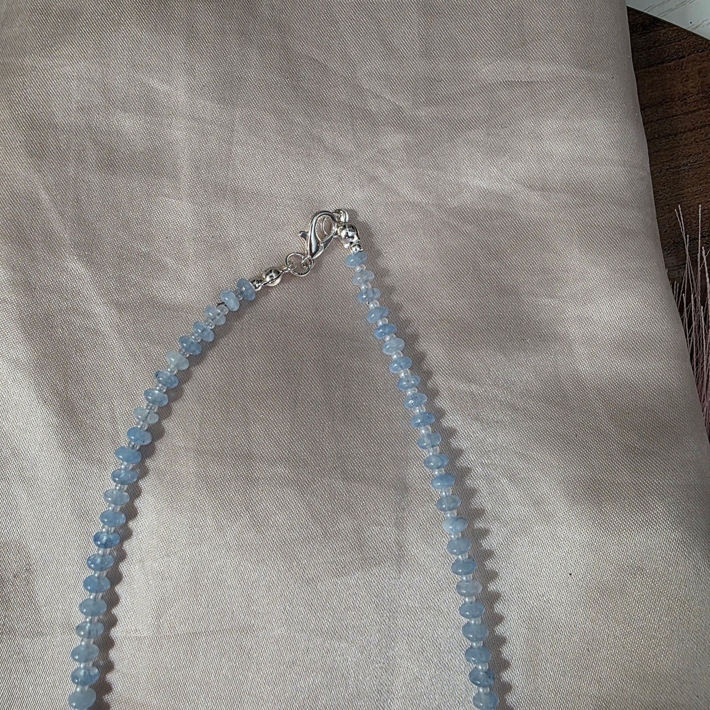 Aquamarine necklace
