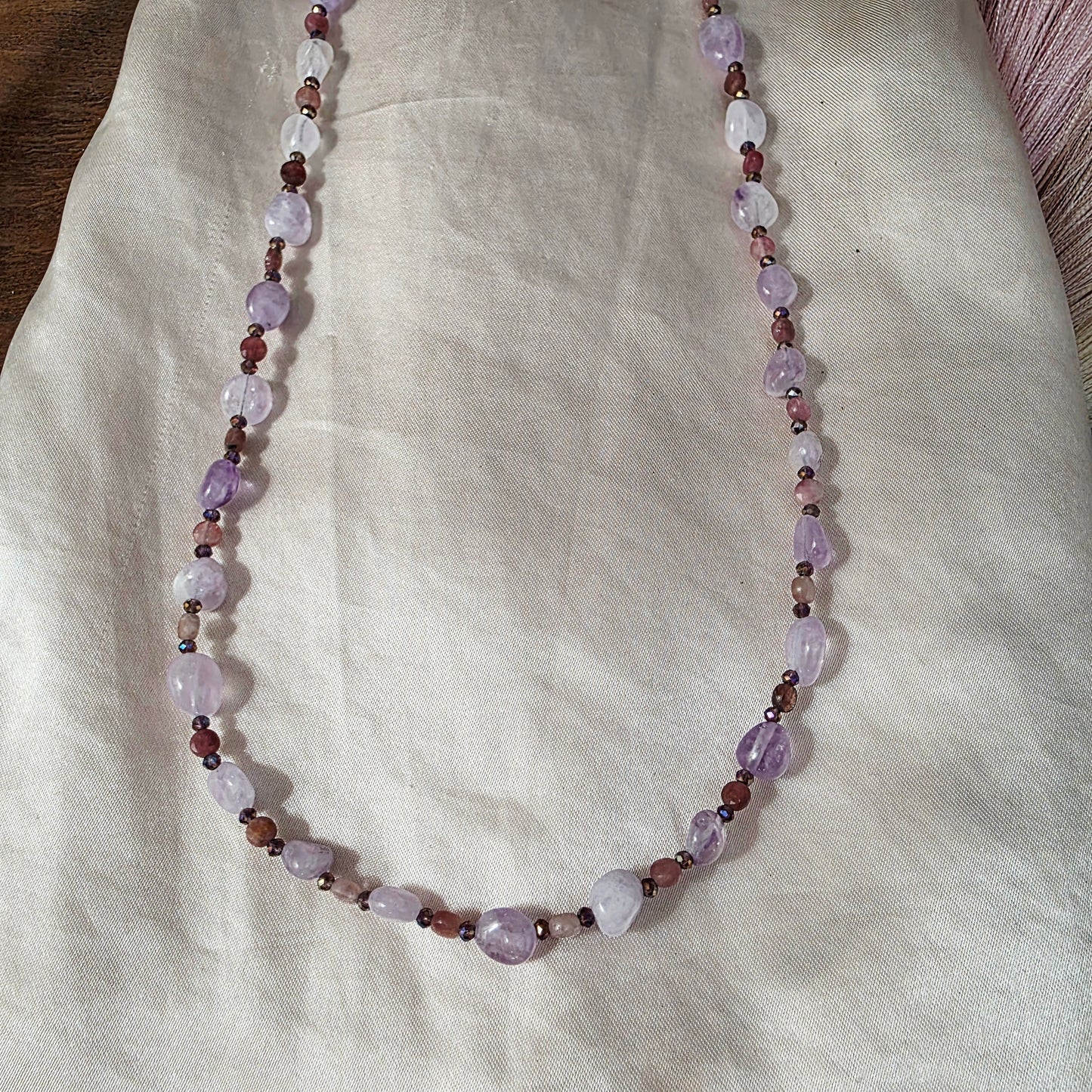 Amethyst and Pink Tourmaline
